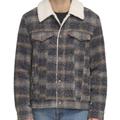 Levi's Jackets & Coats | Levi's Plaid Faux Shearling Lined Trucker Jacket Xl Nwt New With Tags | Color: Gray | Size: Xl