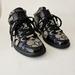 Coach Shoes | Coach Zany Women Leather Signature Ankle High Black Fashion Sneakers Size 7 | Color: Black/White | Size: 7