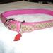 Coach Dog | Coach Hot Pink Leather Brown Jacquard Signature C Dog Collar Extra Large 60178 | Color: Brown/Pink | Size: Extra Large (Neck Size 22"-26")