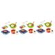 Vaguelly 3 Sets Play House Kitchen Utensils Little Pans for Children Simulation Kitchen Toy Gifts Imitation Cooking Plaything Imitation Kitchenware Toy Girl Toy Tableware Electric Abs