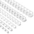 Yunsailing 150 Pack Plastic Binding Combs Plastic Comb Binding Ring 19 Ring Comb Binding Spines Letter Size Plastic Spiral Binding for Notebook Calendar (White,1/4 5/16 3/8 1/2 5/8 3/4 in)