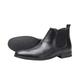 DMGYCK Chelsea Boots Men Casual Black Boots Classic Slip On Boots For Men Ankle Dress Boots Men's Chelsea Fashion High Top Boots (Color : Black, Size : 9 UK)