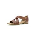 Gabor Sweetly peanut brown smooth leather, heel in slip on sandals (Peanut Brown, UK Footwear Size System, Adult, Women, Numeric, Medium, 8)