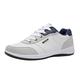 Men's Trainers with Footbed, Outdoor Platform Hiking Sports Shoes, Slip-On Trainers, Fashionable, Breathable, Non-Slip Casual Shoes, Summer Casual Business Shoes, Hiking Shoes, White, 9 UK