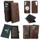 TORONATA Nevada Samsung Galaxy S24 Plus Case – S24 Plus Leather Case - Luxury S24 Plus Wallet Case with Kickstand Design, Card Slots – Handcrafted Anti Scratch RFID Leather Wallet (Dark Brown)