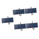 POPETPOP 5 Sets Solar Phone Charger Portable Solar Panel Charger Outdoor Solar Charger Phone Accessories Chargers Folding Solar Panel Monocrystalline Solar Cell Panel Phone Supply