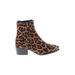 Banana Republic Ankle Boots: Tan Leopard Print Shoes - Women's Size 7 1/2