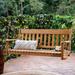 Cambridge Casual Alston Traditional Teak Wood Porch Swing