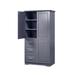 3 Drawers storage unit Grey storage cabinet MDF storage shelves