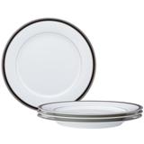 Noritake Austin Platinum Set Of 4 Dinner Plates, 10-1/2"