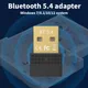 USB Bluetooth Adapter 5.4 For Wireless Speaker Audio Mouse Bluetooth Dongle USB Adapter Bluetooth