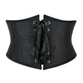 Height 17.5CM Women Front Lacing Bandage Crop Top Curvy Waist Cincher Shaper Slimming Underbust