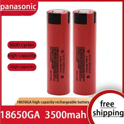 Panasonic-batterie lithium aste 3.7 3500 V 18650 mAh 30A NCR 18650GA