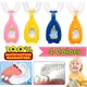 4 Colors Baby Toothbrush Children's Teeth Oral Care Cleaning Brush Soft Silicone Teethers Baby