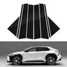 Misura per Toyota BZ4X 2022-2023 nero lucido montanti per porte modanatura per porte decorazione per