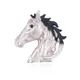 Enamel Horse Brooches for Women Unisex 2-color Horse Head Pin Casual Party Banquet Friends Gift