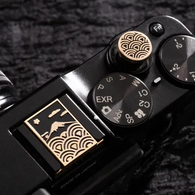 Fujisan Sakura Camera Shutter Button Camera Hot Shoe Cover For Fuji XM5 XT5 X100VI Sony A6700 Nikon ZF Z8 ZFC Panasonic Lumix S9