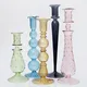 Glass Candle Holder for Home Wedding Room Decoration Taper Candle Holders Candlesticks for Home