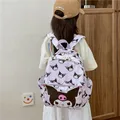 Kuromi-Sac à Dos Haute Capacité Kawaii Sanurgente Hello Kitty Cartable d'École Maternelle