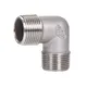 Unite Connector 1/4"3/8"1/2" 3/4" 1" 1-1/4" BSP Elbow 90 Degree Angled 304 Stainless Steel male