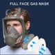 6800 High Quality Anti-Fog Full Face Gas Respirator With Dual Filtering Cartridge Dust Mask Face