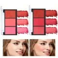 Merry Merry Christmas Multi-Colored Blush Powder Palette Three Blush Colors For Beautiful