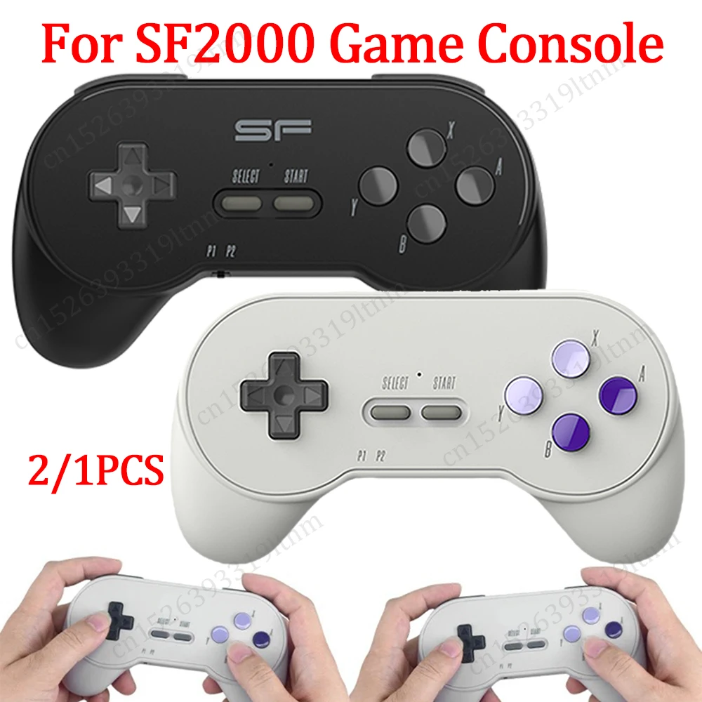 2/1pcs 2,4g Wireless Game Controller für Daten Frog SF2000 3.5 "Retro Handheld-Spiele konsole Wireless Gamepad Gaming-Zubehör Image