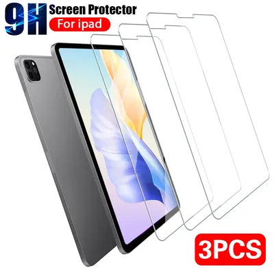 3 Stück Displays chutz folie für iPad 9. 8. 7. 6. 5. gehärtetes Glas für iPad Air 5 4 11 Pro Schutz glas 11 10,9 10,2 9,7 Zoll