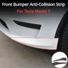 Front stoßstange Antik ollisions streifen für Tesla Modell y Front Bar Ecke Crash Schutzhülle tpe