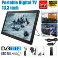 13 3 Zoll tragbarer Auto-TV-Player Mini 1080p HDMI HD Digital-TV-Player DVB-T/T2 ISDB-T ATSC Digital