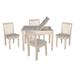 Table With 4 Mission Juvenile Chairs - Whitewood K-JT2532L-263-4