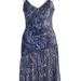 Ulla Johnson Women's Elodie Blue Marine Velvet Midi Dress - Blue