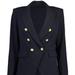 Veronica Beard Women's Navy Blue Dickey Classic Double Breasted Jacket Blazer - Blue