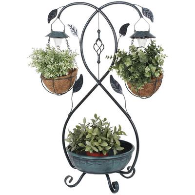 Harms - Pflanzenständer Solar Blumentopfleuchte Außenlampe Garten Dekoration Außen Leuchte, Image
