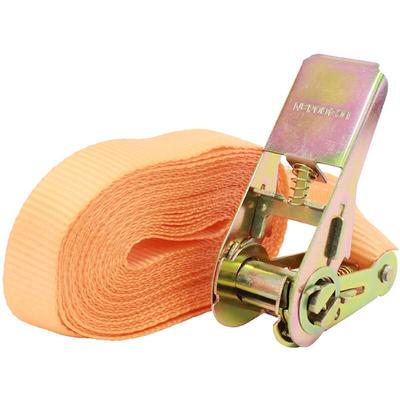 Baumarktplus - Profi Ratschen Spanngurt Spanngurte Zurrgurt 1-tlg 6m 0,8t 0,8to 800 kg tüv/gs orange Image