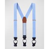 Polka Dot Silk Suspender Braces