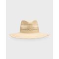 Elle Frayed Straw Fedora