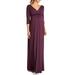 Maternity Willow Surplice 3/4-sleeve Jersey Gown