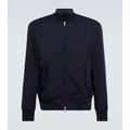 Wool And Mohair Bomber Jacket