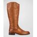 Melissa Button Leather Tall Riding Boots