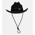 Leather-trimmed Cowboy Hat