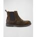 Gasol Burnished Suede Chelsea Boots