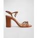 Kate Knotted Ankle-tie Sandals