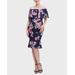 Maternity Kathryn Off-shoulder Floral-print Dress