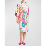 Marbella Floral-print Robe