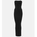 Fatal Strapless Jersey Maxi Dress