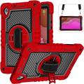 Tavoletta Custodie cover Per Lenovo M10 HD 2nd Gen 10.1 TB-X306 Portatile Manico Rotazione a 360° Armatura PC Silicone