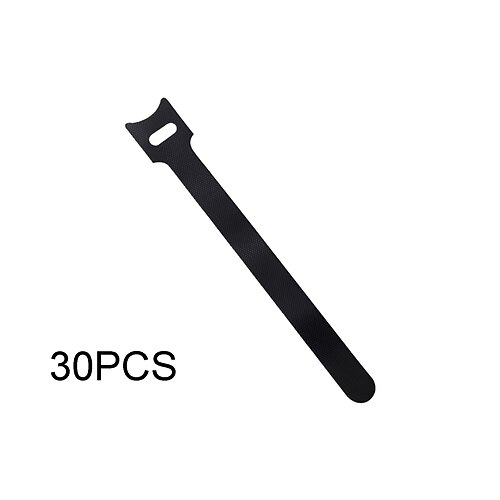 30 Stück Kabel-Organizer – wiederverwendbare selbstgreifende Kabelbinder für Ladegerät-Management, Kabelbündelung, Aufbewahrung, geeignet für Zuhause, Büro, Schreibtisch-Kabelorganisation Image