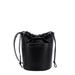 Bow Leather Bucket Bag