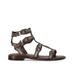 Pacha Dark Brown Flat Sandal